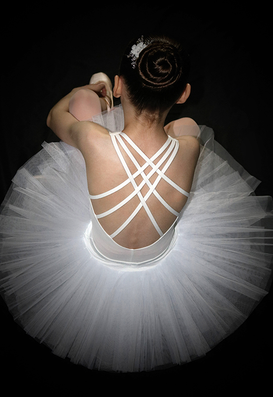 Back View of Ballerina